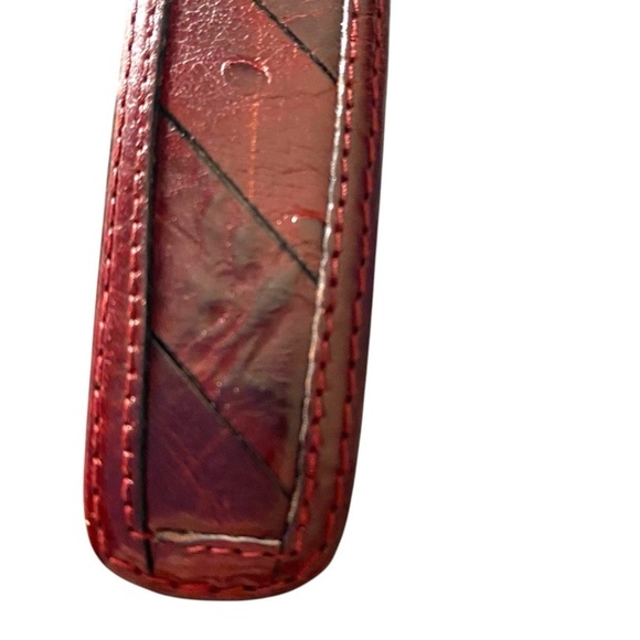 PAOLO DA PONTE Fenzi Genuine Leather Belt Made In Italy - Brown - 36 - Picture 8 of 8